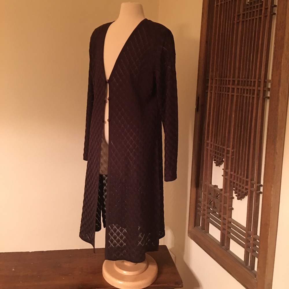 Exclusively Misook, Brown Duster Sweater, S